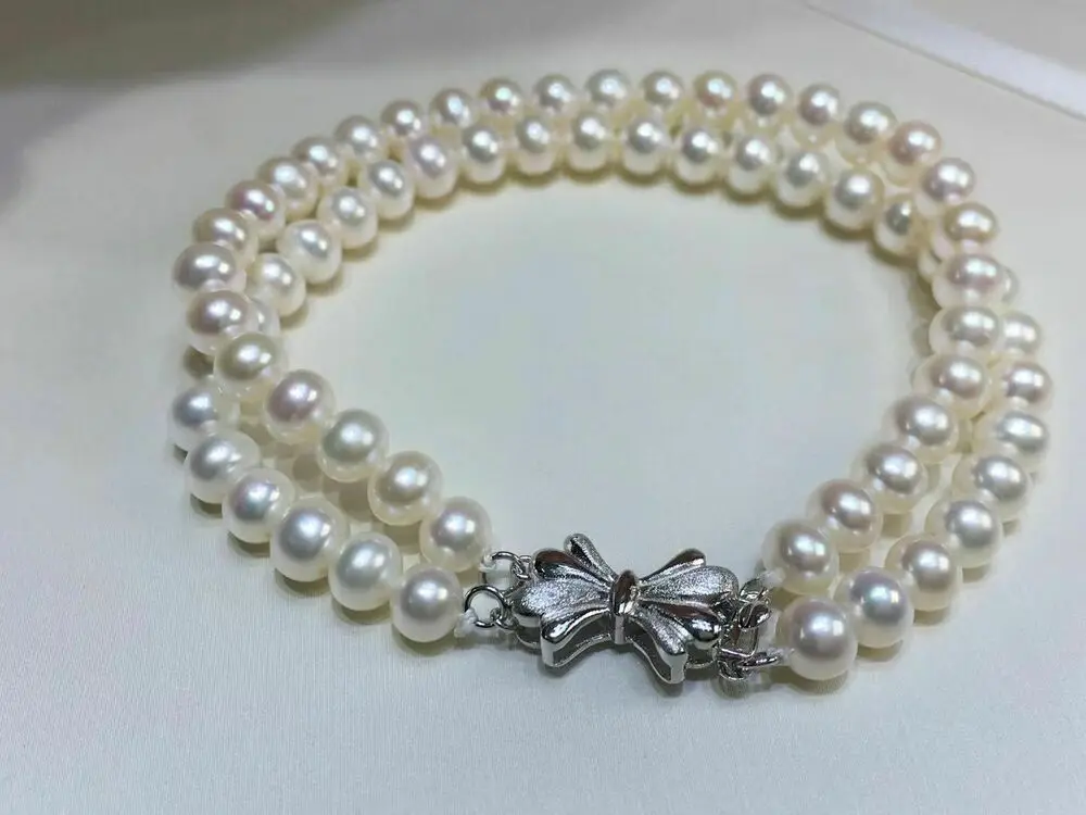 double-strands-south-sea-aaa-7-8mm-white-pearl-bracelet-75-8-inch