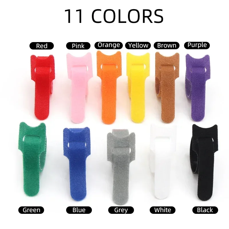 Releasable Cable Ties 100pcs Length 15 20 25 30cm Plastics Fastening Reusable Cable tie Straps Nylon Wrap Zip Bundle Bandage Tie reusable cable ties
