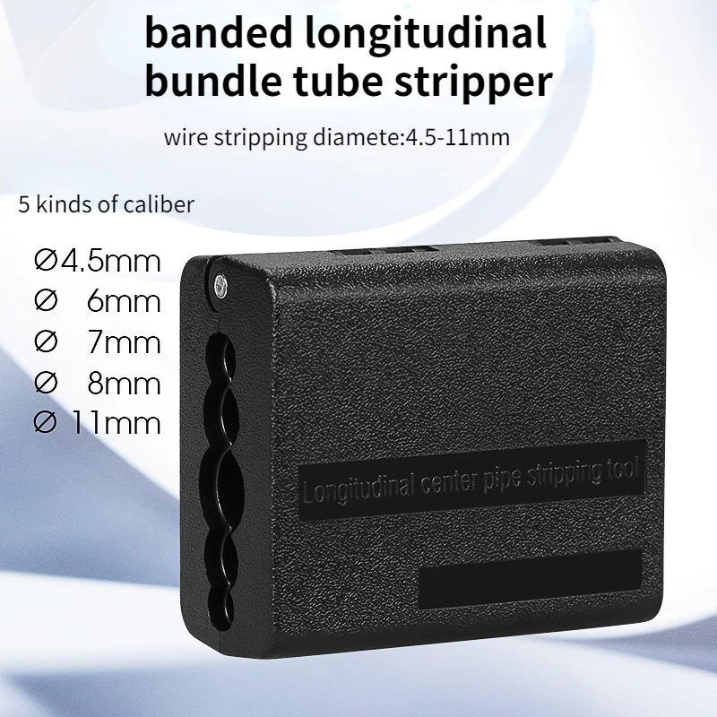 

4.5-11mm Longitudinal Beam Tube Stripper Fiber Optical Cable Jacket Sheath Slitter Fiber Optical Loose Tube FTTH Tools