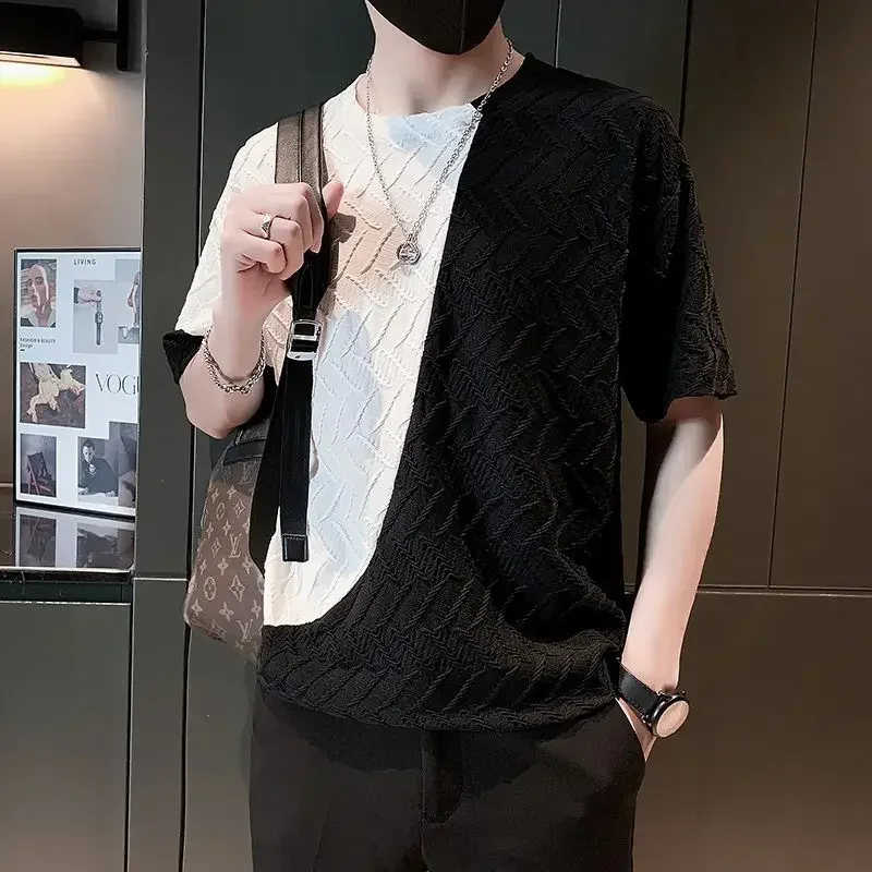 

T Shirt for Men Baggy Top Rock Yellow Man Tee Shirts Graphic Loose Cheap Clothes and Free Shipping Wholesale Summer Original Hot