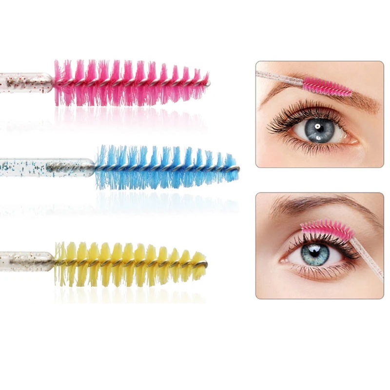 100Pcs Eyelash Extension Brushes Eyebrow Mascara Wands Applicator Spoolers Brush Lashes Extension Cosmetic Set Makeup Tools 5