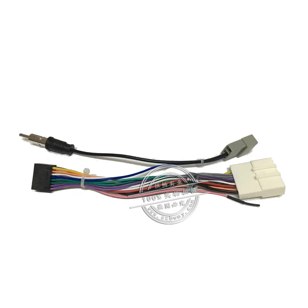 Car Stereo Plug Female ISO Radio Plug Power Adapter Wiring Harness Special For Nissan Tiida ISO harness power cable