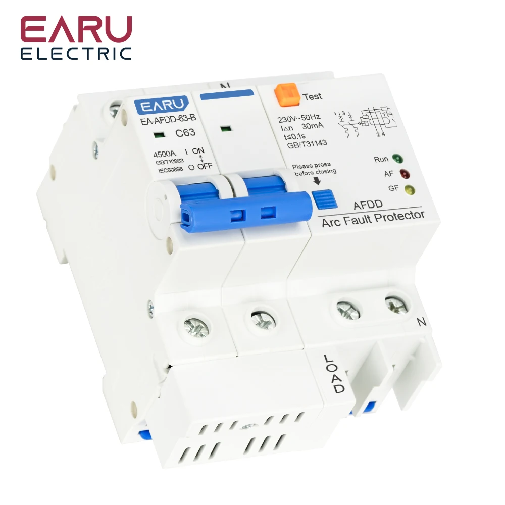AFDD Fault Arc Protector Residual Current Circuit Breaker Main Switch With Surge