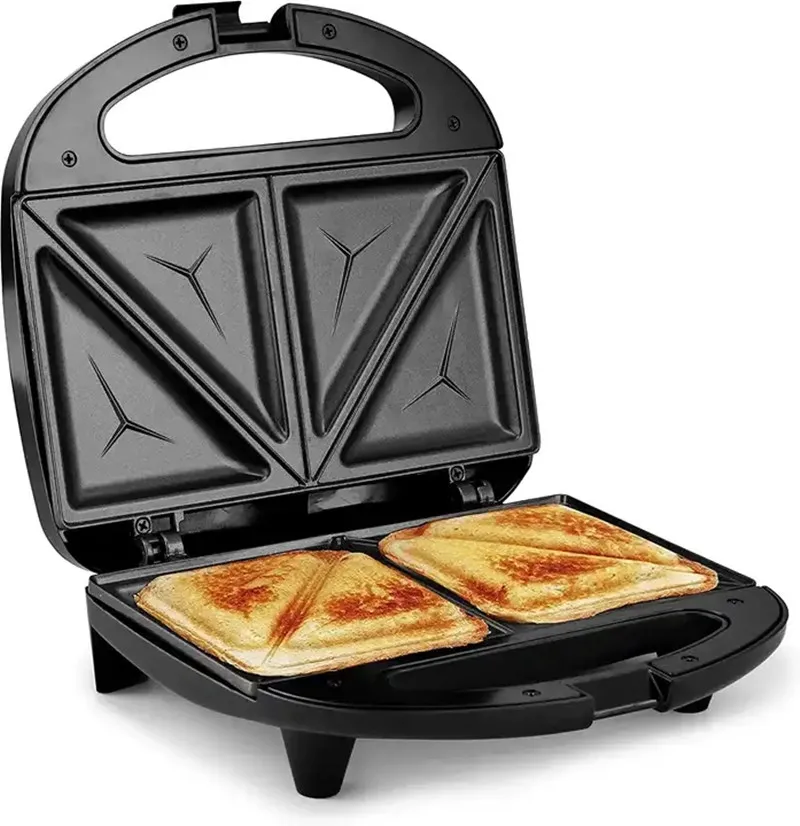 Non-Stick Plates 750W Indoor Grill Kitchen or Dorm Essentials Easy to Clean and Storage Electric toaster grill Sandwich Maker