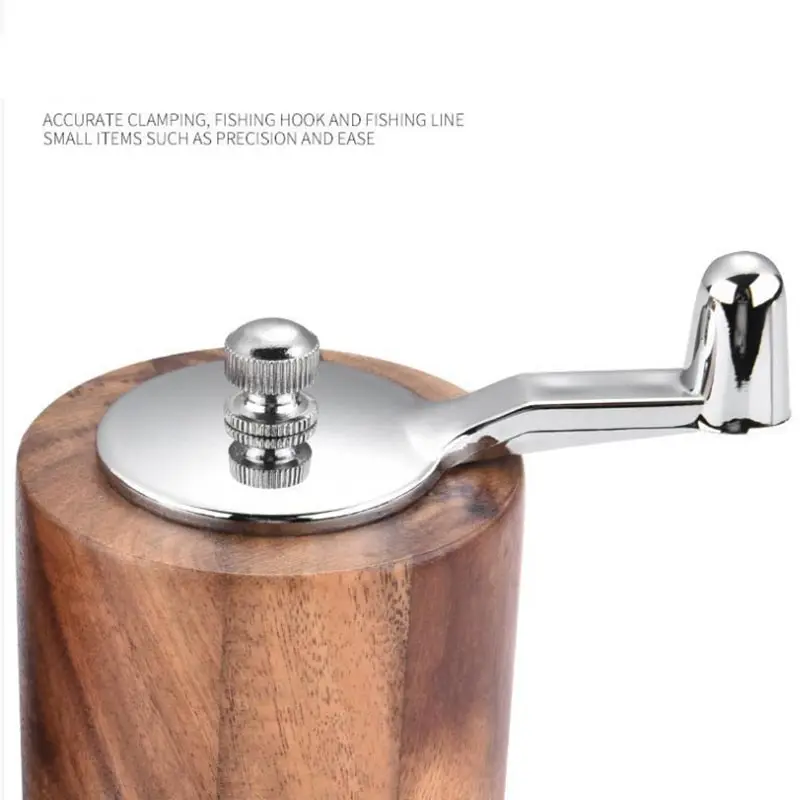 Manual Pepper Mill and Salt Pot Hand Grinder, Acacia Wood Pepper Mill Set, Spice Salt Grinder, Ceramic Core Seasoning Bottle