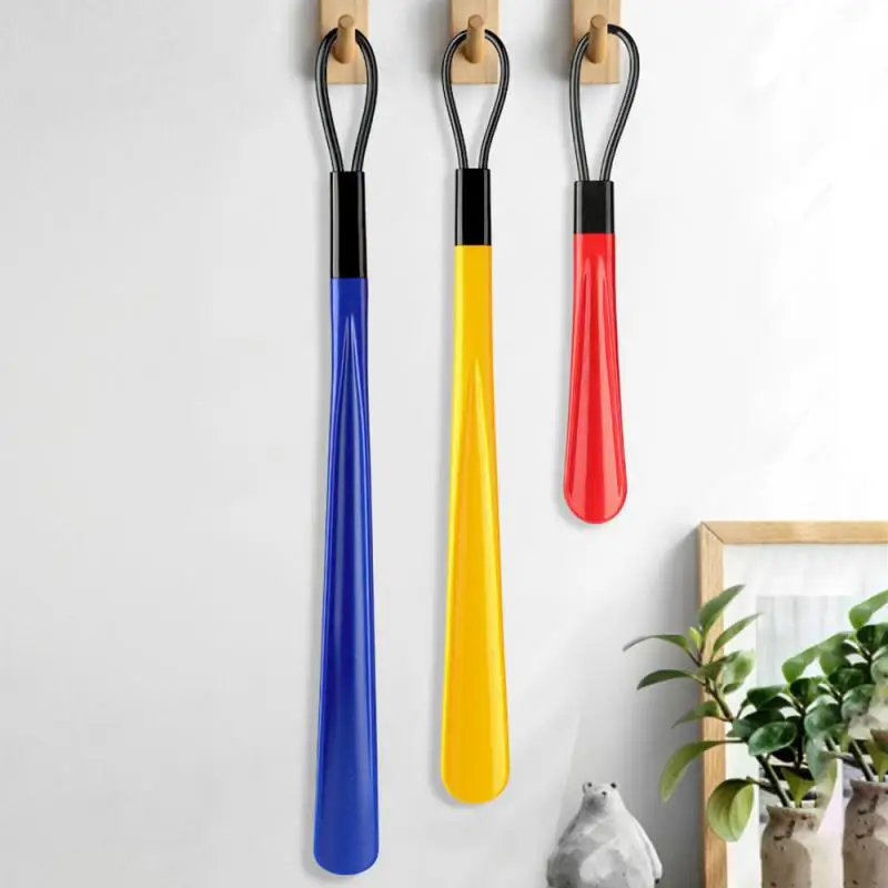 1pc Extra long flexible plastic shoe horns do not require bending durable shoe spoons for pregnant women wearing shoe assistants 5
