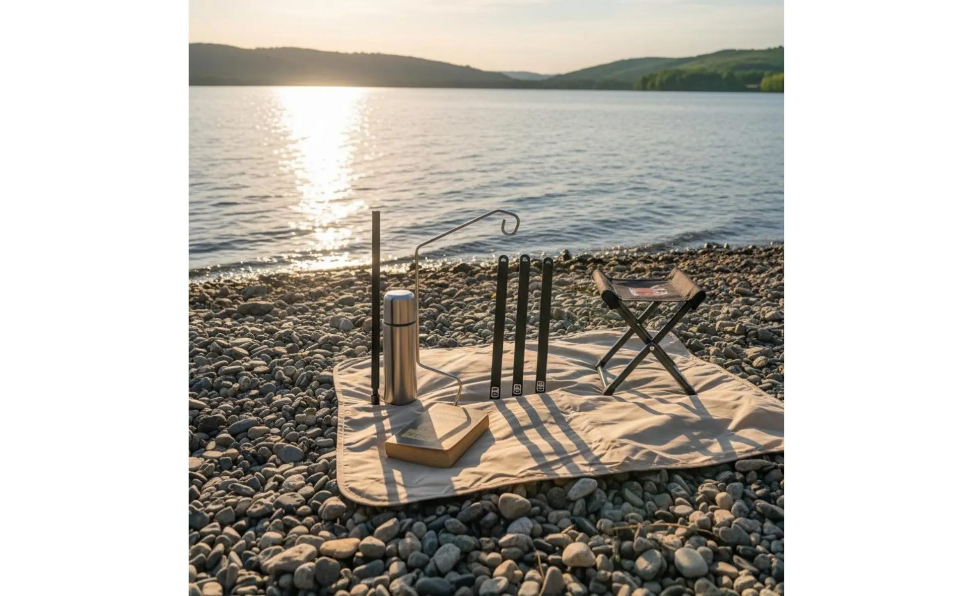 Tripod Lantern Stand Easy Assembly Folding Lantern Stand Portable Camping Lamp Holder Versatile for Campers, Tent