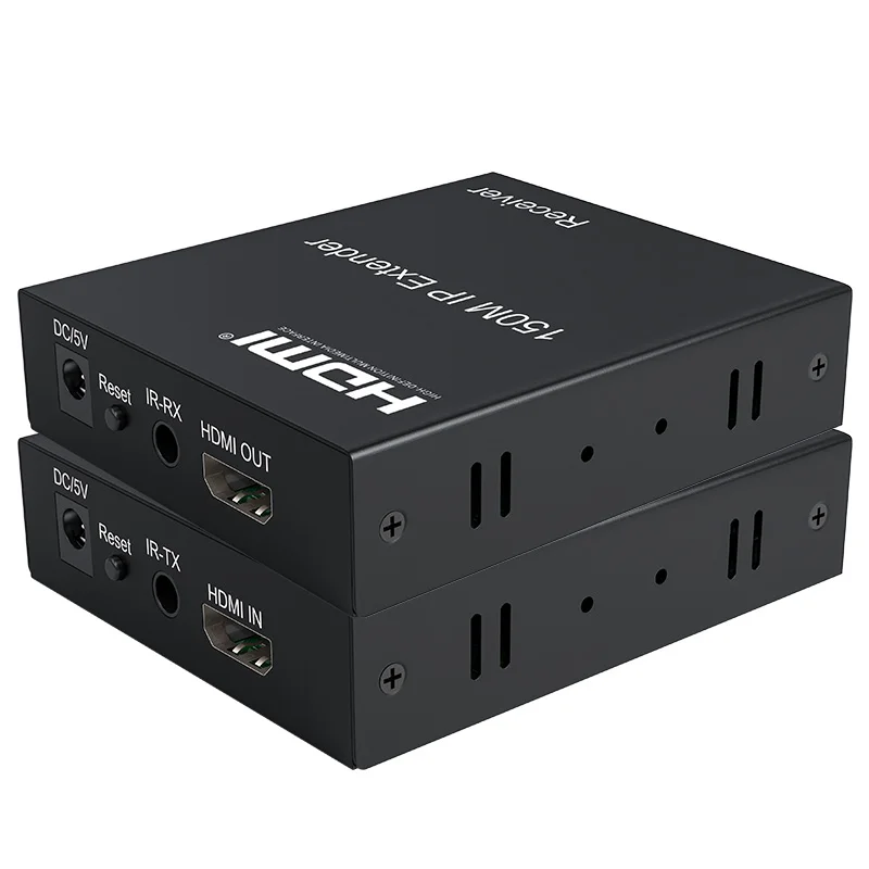 Intellinet Kit Extensor HDMI sobre IP, TX y RX (208284)