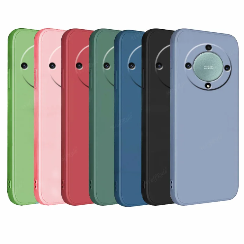 Custodia JIAFEI Per Honor Magic5 Lite 5G – Blu Cielo Con Anello Magnetico Girevole 360° E Supporto Auto, Antiurto - 6