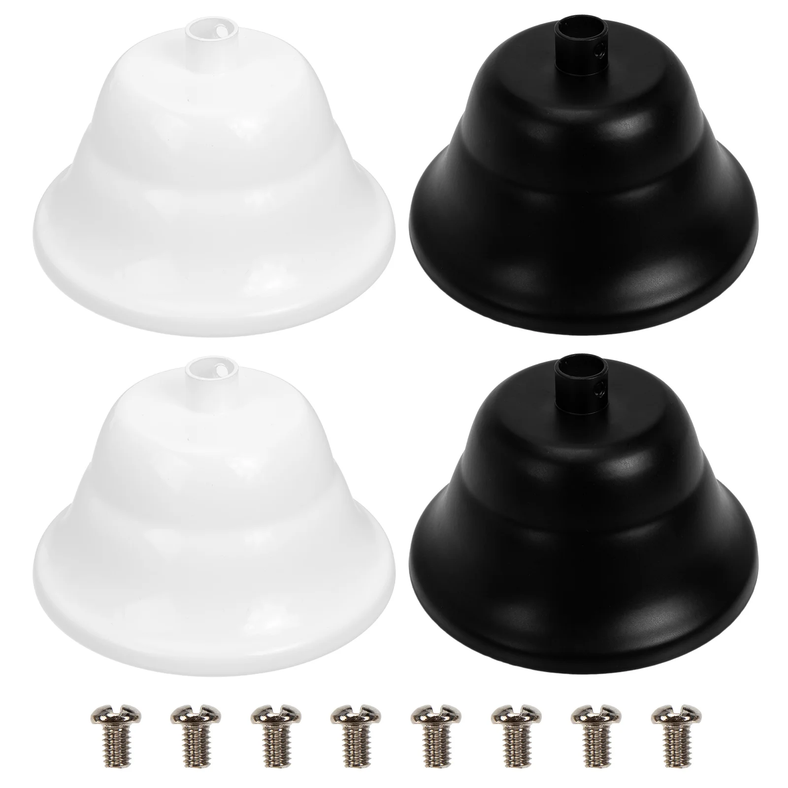 

4 Sets Fall to The Ground Household Chandelier Ceiling Tray Light Lamp Shades Hanging Iron Plate