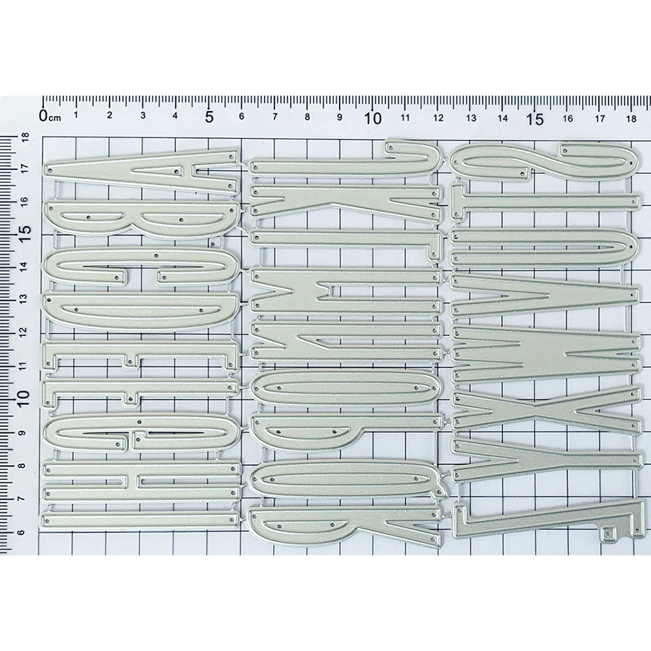 Litery alfabetu rynek futian 2024 Yiwu czyszczenie magazynu wyprzedaż karta podarunkowa papierowych do robienia rękodzieła metalowych matryc do scrapbookingu