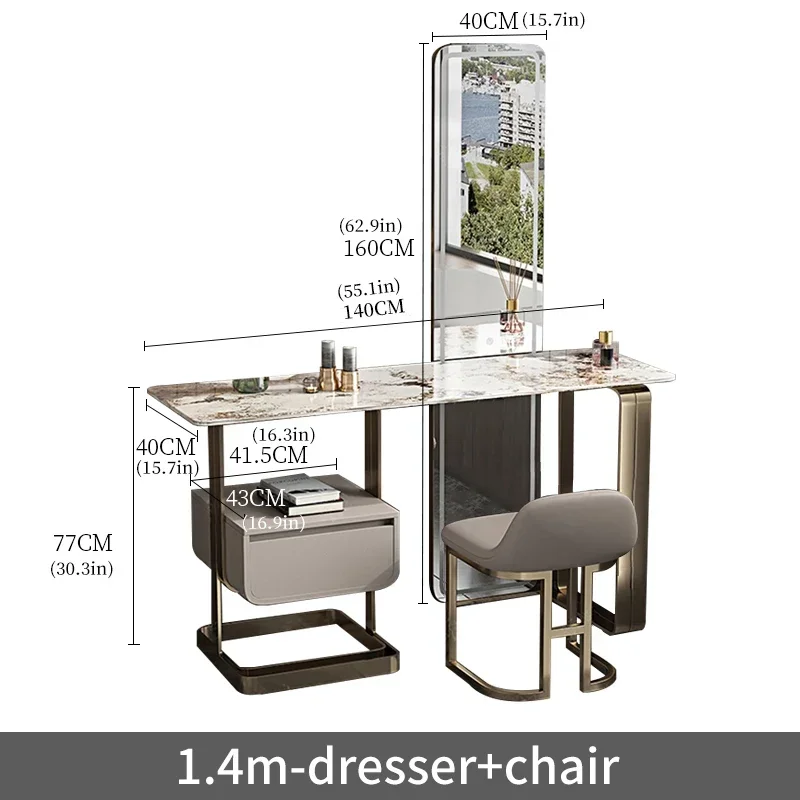 1.4m dresser-chair