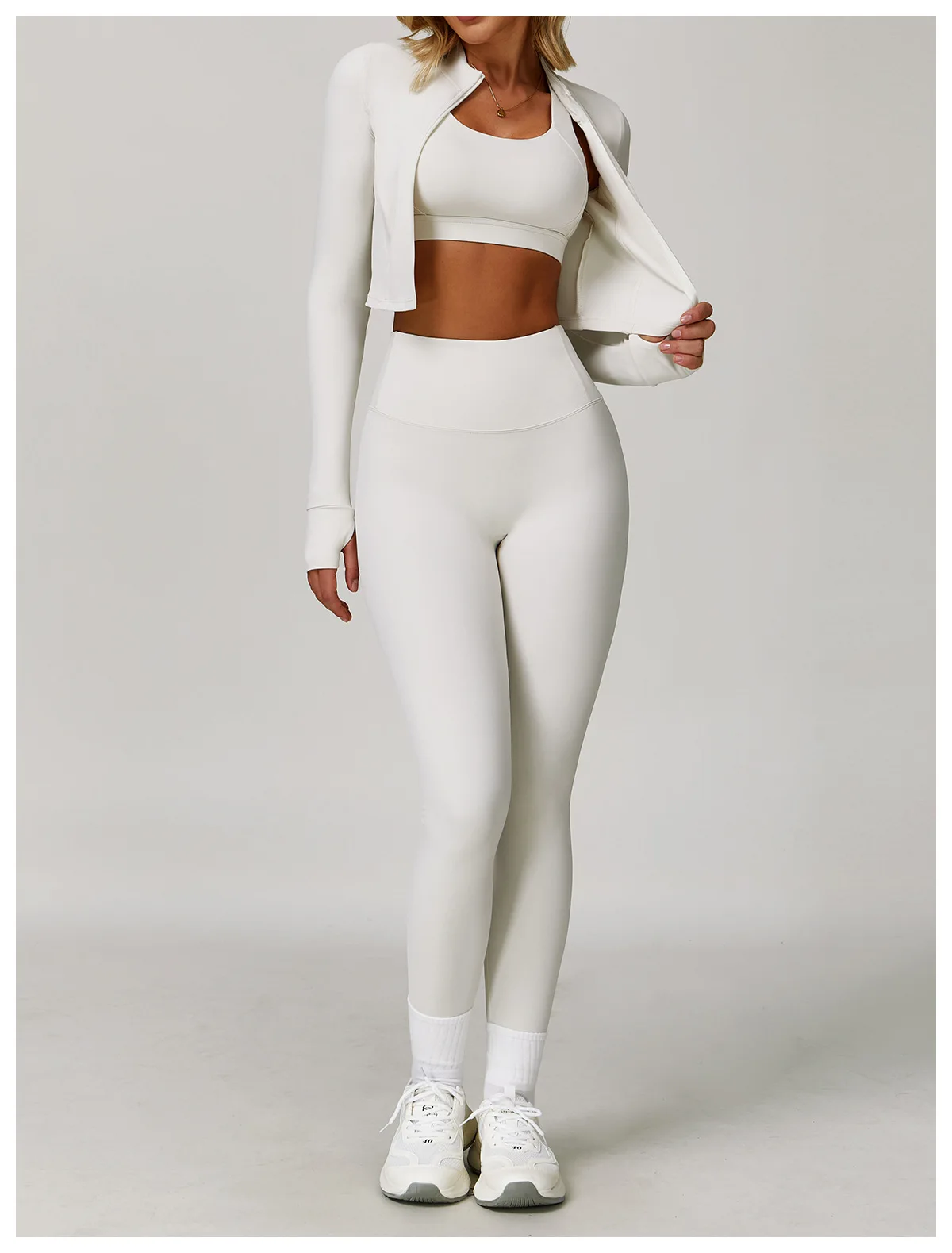 Collants de sport à taille haute et à compression