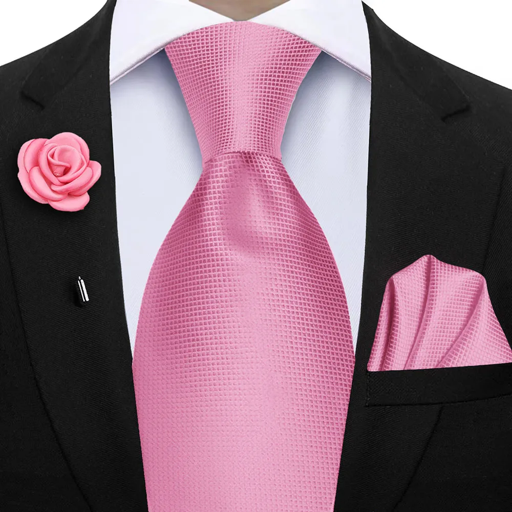 Elegant Peacock Blue Plaid Men's Accessory Set - Tie & Pocket Square Collection