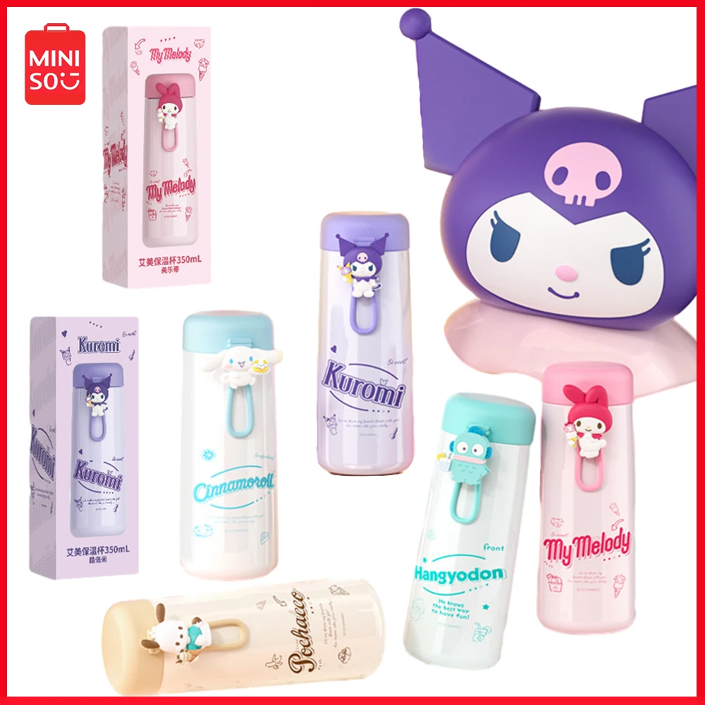 

Мини компактная карманная кружка Cinnamoroll, новинка, Sanrio 350 мл, милая портативная Изолированная кружка, ручная кружка, кофейная кружка для работы, подарок для девушки