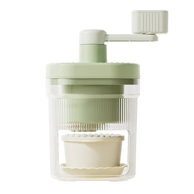 Shaved Ice Machine Small Manual Ice Crusher Home Hand-cranked Machine Making Smoothie Machine Suitable for Outdoor Camping 5