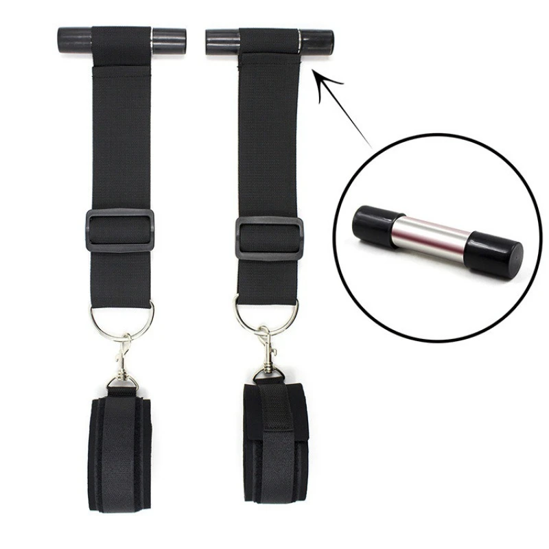 Sex Hang Door Swing Handcuffs Window Hanging Hand Cuffs Fetish Fantasy BDSM Bondage Restraints Harness Wrist Strap Belt Sex Toys