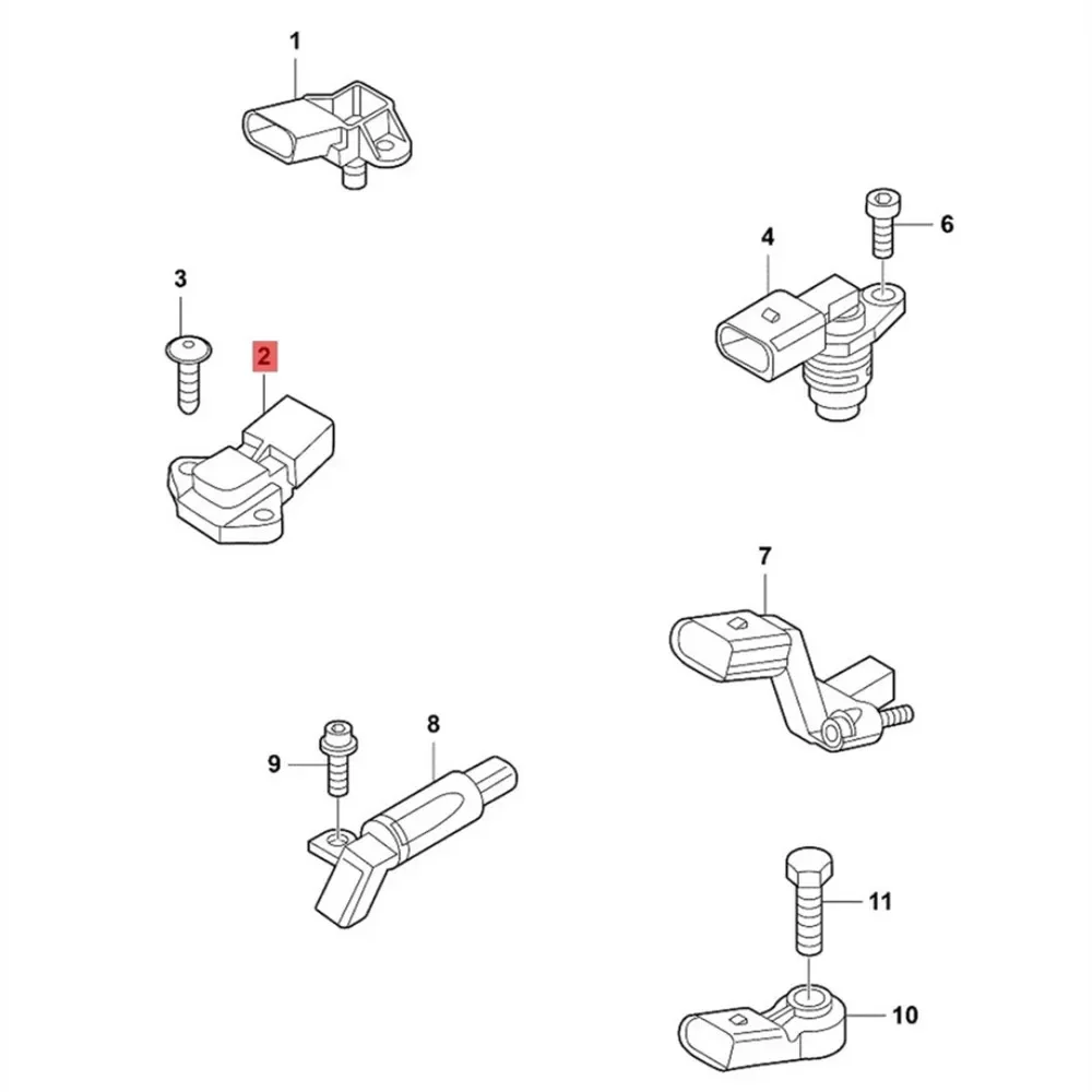 MAP Pressure Sensor 03C 906 051 for VW Eos Polo Jetta Golf Passat Bora Touran Audi A3 A4 A6 Q5 Skoda Seat 03C906051 0261230095 pressure transducer sender