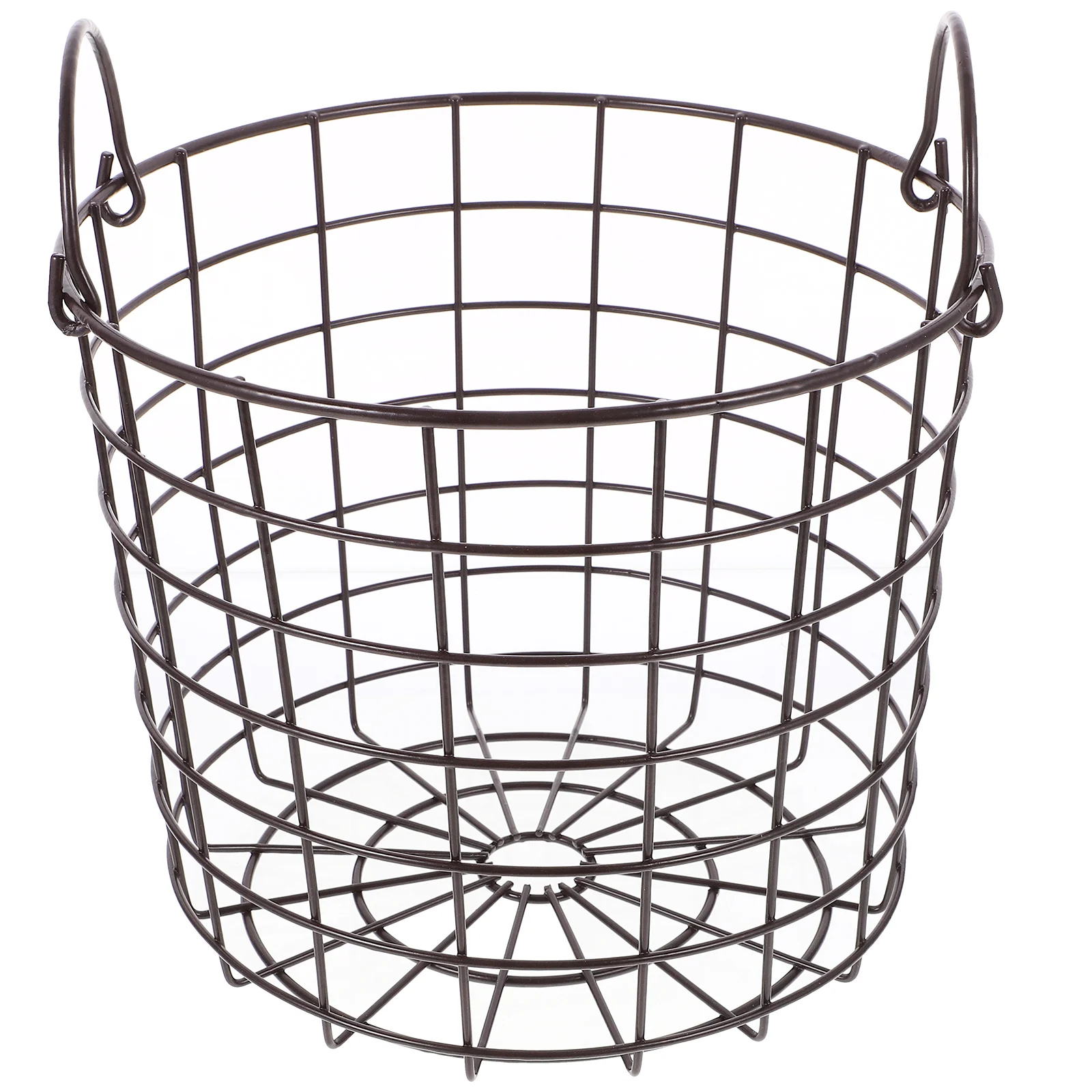 

Iron Dirty Clothes Basket Home Supplies Hamper with Handle Storage Holder for Reusable Laundry Household Hampers