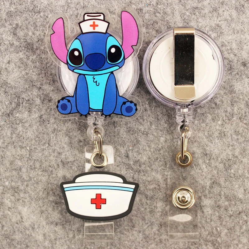 High Quality Silicone Retractable Medical Healthcare Hospital Nurse Badge  Holder Reel Cute Cartoon ID Card Holder - AliExpress