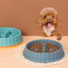 Anti-Choking Slow Feeder Dog Bowl: Non-Spill Food Bowl for Small/Medium/Large Dogs, Also for Cats, Durable Pet Feeding Dish, 2
