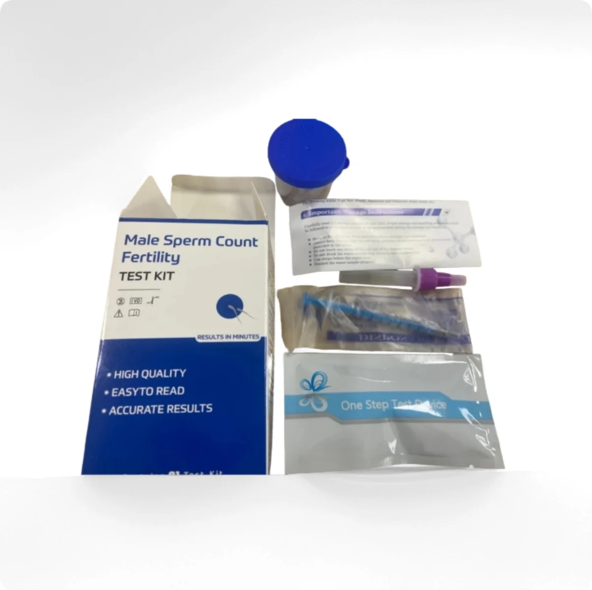ערכת בדיקת צפיפות הזרע - כלי מדידת צפיפות זרע לגברים בקלות לשימוש בבתי חולים ובבדיקת בית