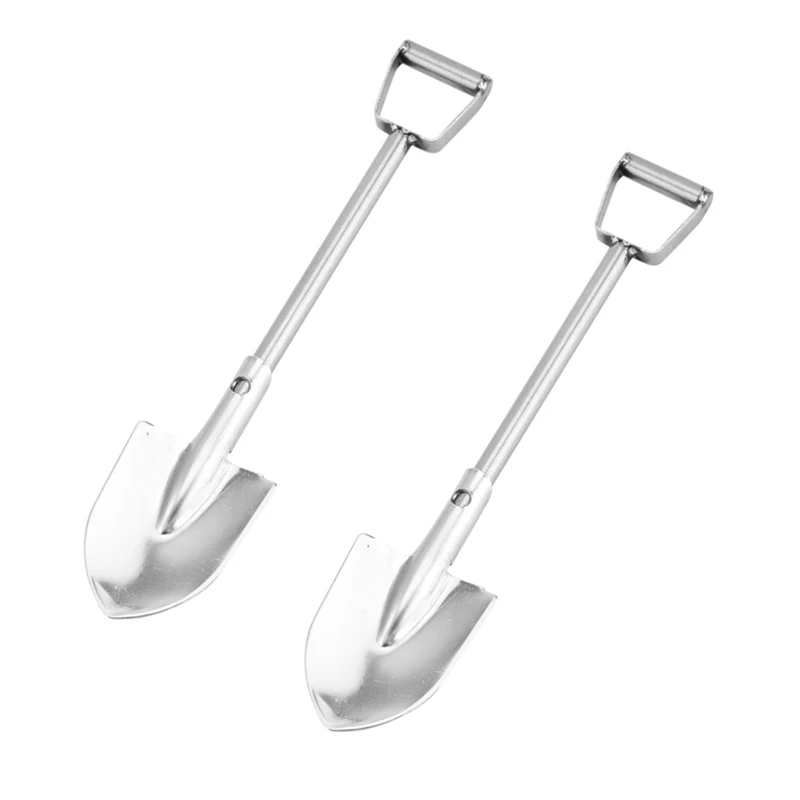 

2Pcs 80X18mm Stainless Steel Shovel For Traxxas TRX4M Axial SCX24 1/18 1/24 RC Crawler Car Kit