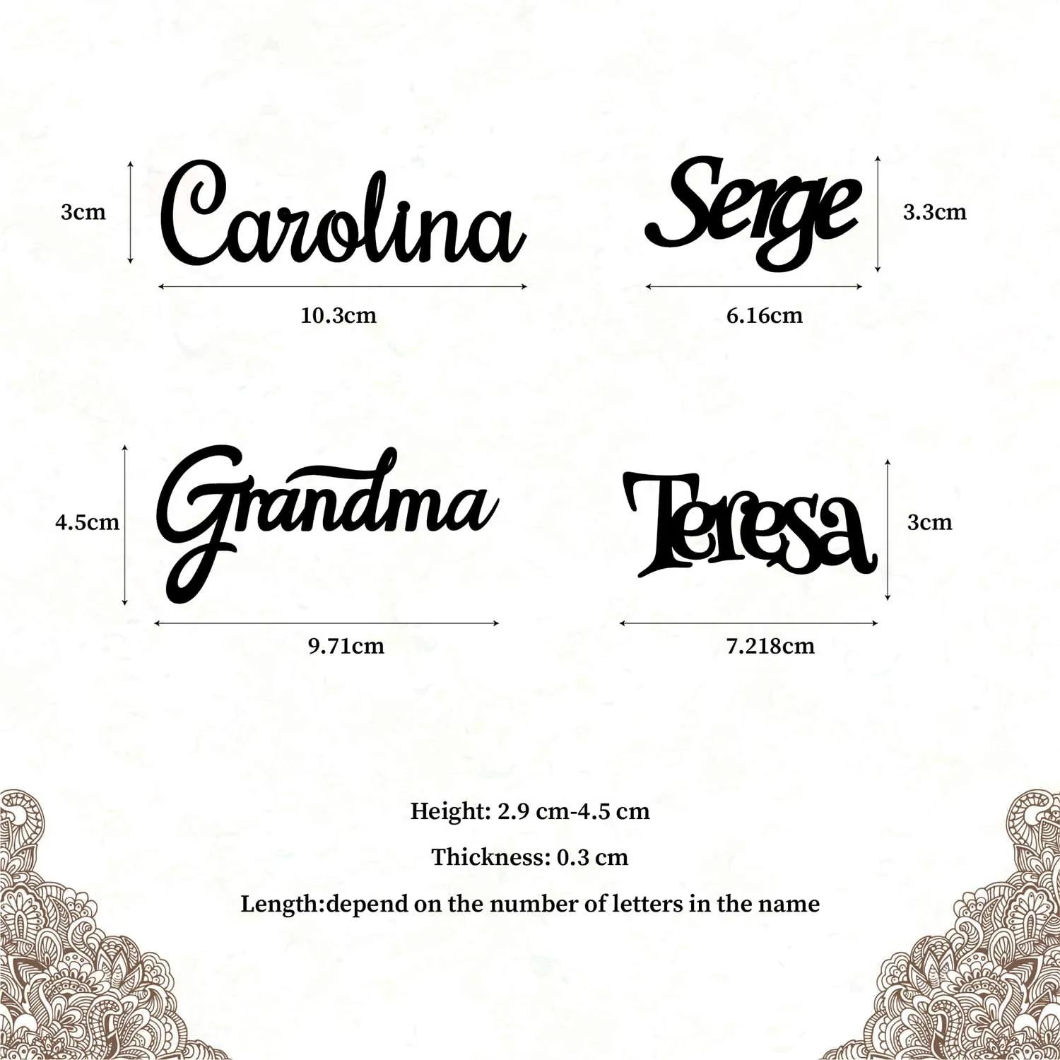 Personalized Wedding Venue Table Cards,Laser Cut Names,Custom Guest Names,Wooden Names,Bride and Groom,Birthday Location Cards