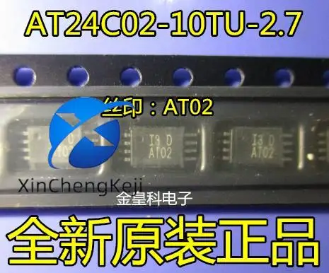 

30 шт., оригинальная новая фотовспышка AT24C02 24c02 AT02 TSSOP8