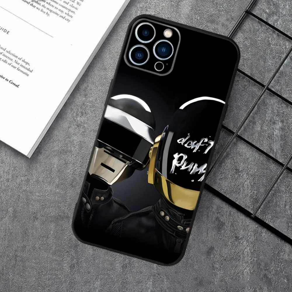 Daft Punk Band Silicone Black Phone Case