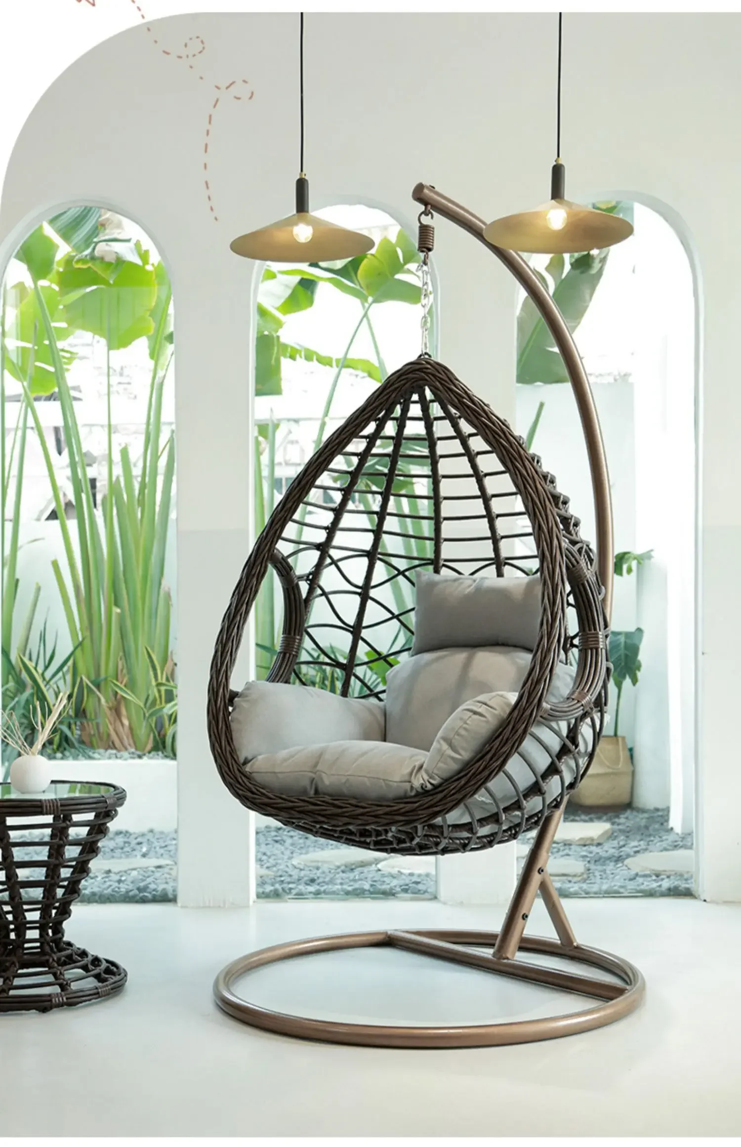 Ratton Đệm Treo Ghế Giỏ Macrame Ban Công Nhà Thiết Kế Vườn Võng Đọc ...