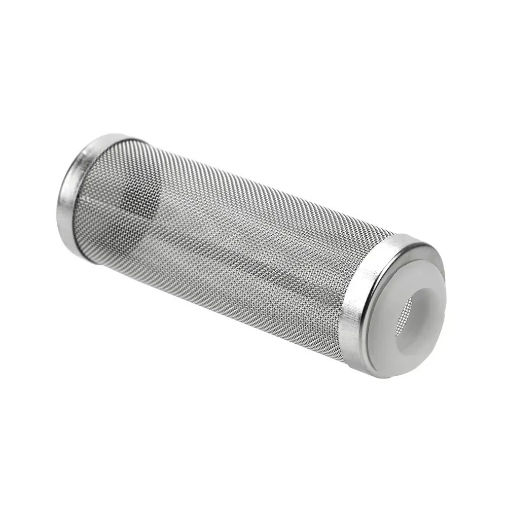 Cylinder Aquarium Inflow Inlet Filter Useful Durable Aquarium Filter Stainless Steel 12mm/16mm Water Inlet Protective Sleeve