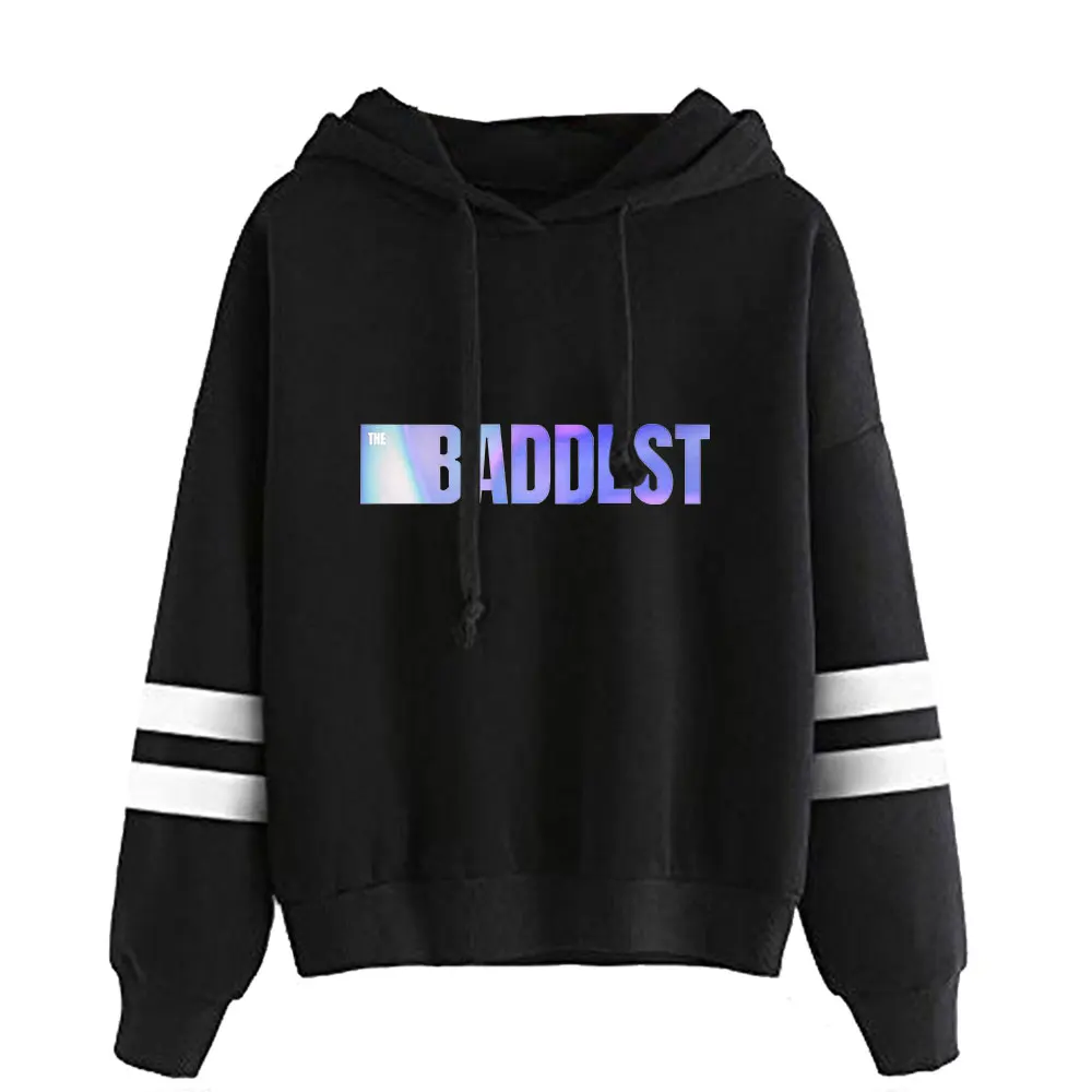 Game Song Kda The Baddest Parallel Bars Hoodie Sweatshirts Casual Spring Autumn Winter Letter Hooded  Autumn Winter Clothes