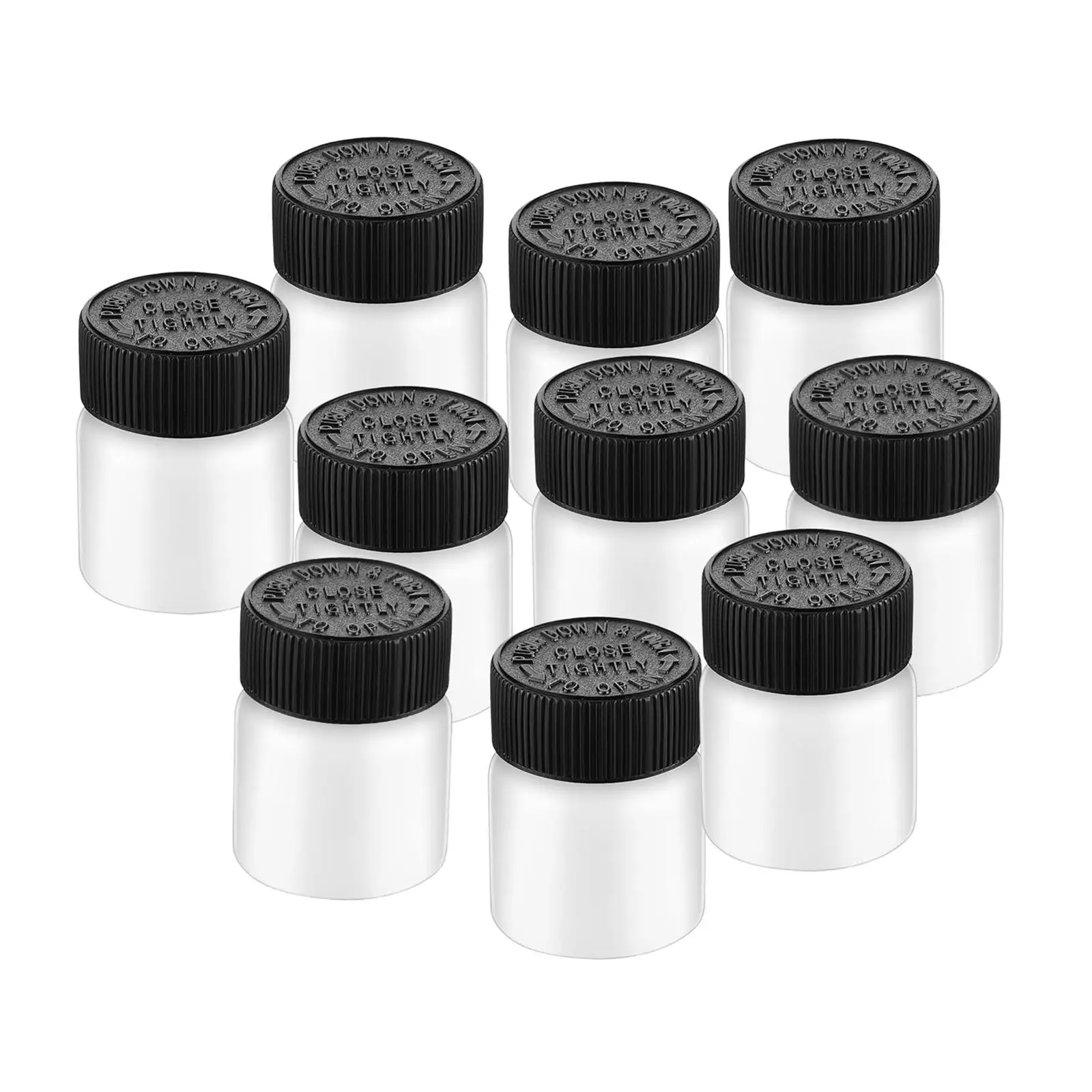 10 Pieces Leftover Paint Container Reusable 30ml Fixing Wall, Stone Chips,