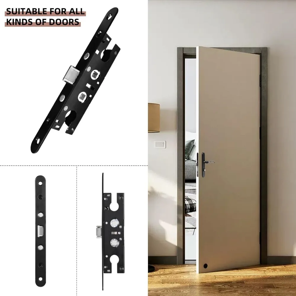 High Quality Cylinder 2-point Style Household Entrance Door Lock Body For Storm Doors Door Handle Parts Zinc Alloy