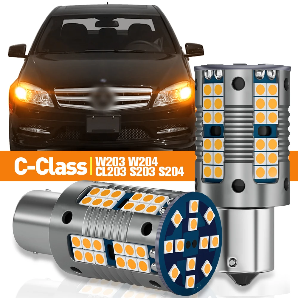 

2pcs LED Turn Signal Light For Mercedes Benz C Class W203 W204 CL203 S203 S204 2007 2008 2009 2010 2011 Accessories Canbus Lamp