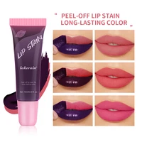 3 Colors Lip Stain Gloss Tattoo Magic Color Peel Off Mask Tint Long Lasting Waterproof Lip Gloss 1
