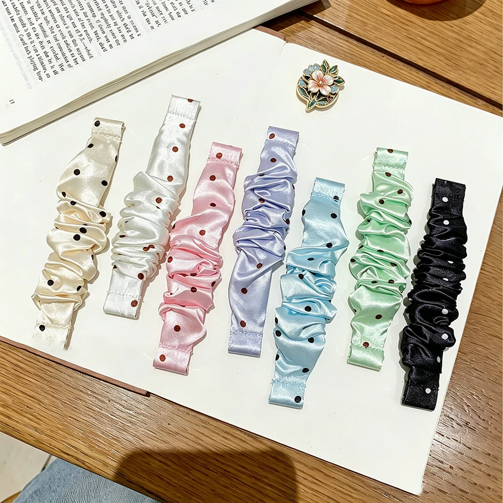 Stylish Scrunchies Stretchy Fabric Watchband – Elegant Replacement Wristband