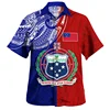 New Summer 3D American Samoa National Flag Printing Shirts For Men Samoa Coat Of Arm Graphic Short Sleeves Harajuku Clothing Top 3