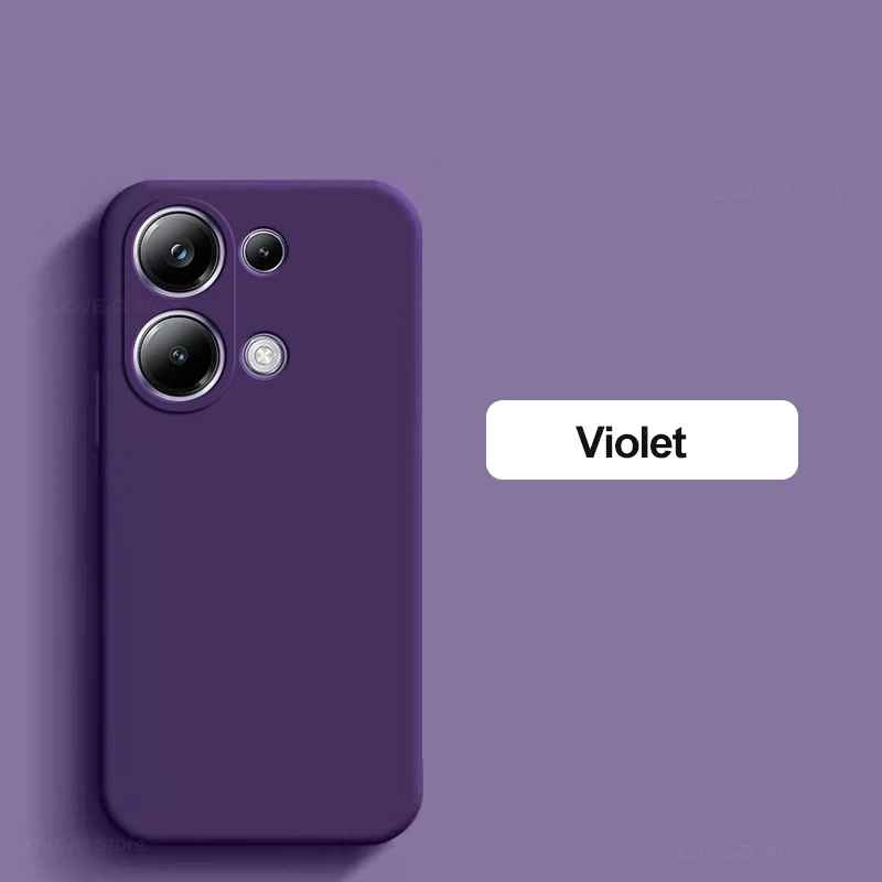 Silicone Solid Color Fall and Collision Protection Phone Case