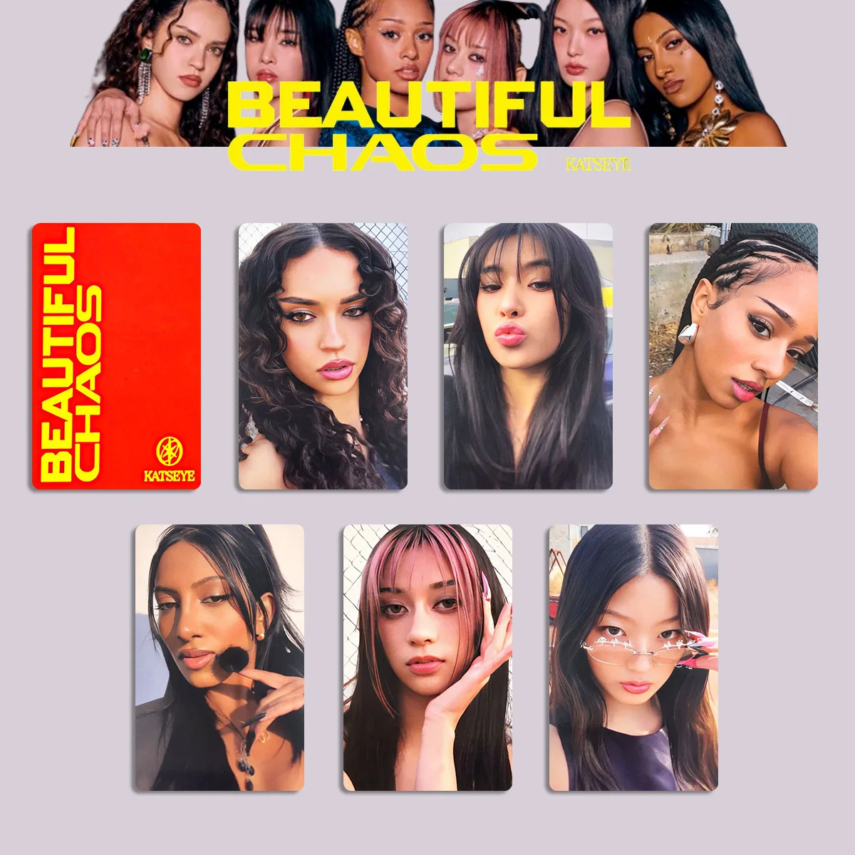 KPOP KATSEYE 6Pcs/Set Photocards List Daniela Lara Megan BEAUTIFUL