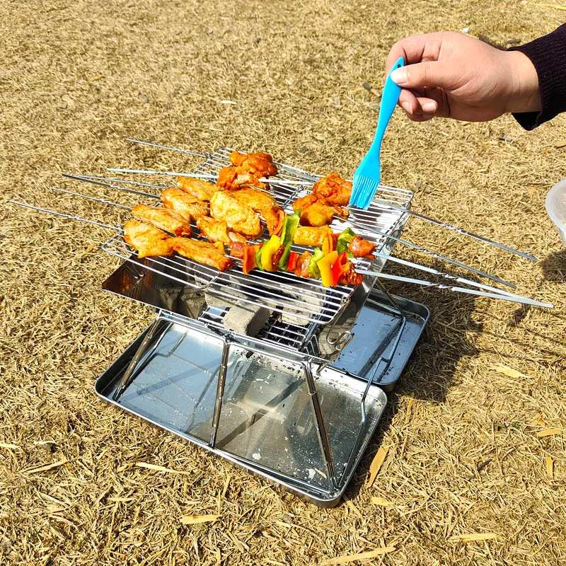 Fire Wood Heater Fire Container with Spark Protection Garden Well for Heating BBQ 난로 Pit 화롯대 Portable Folding BBQ Gril