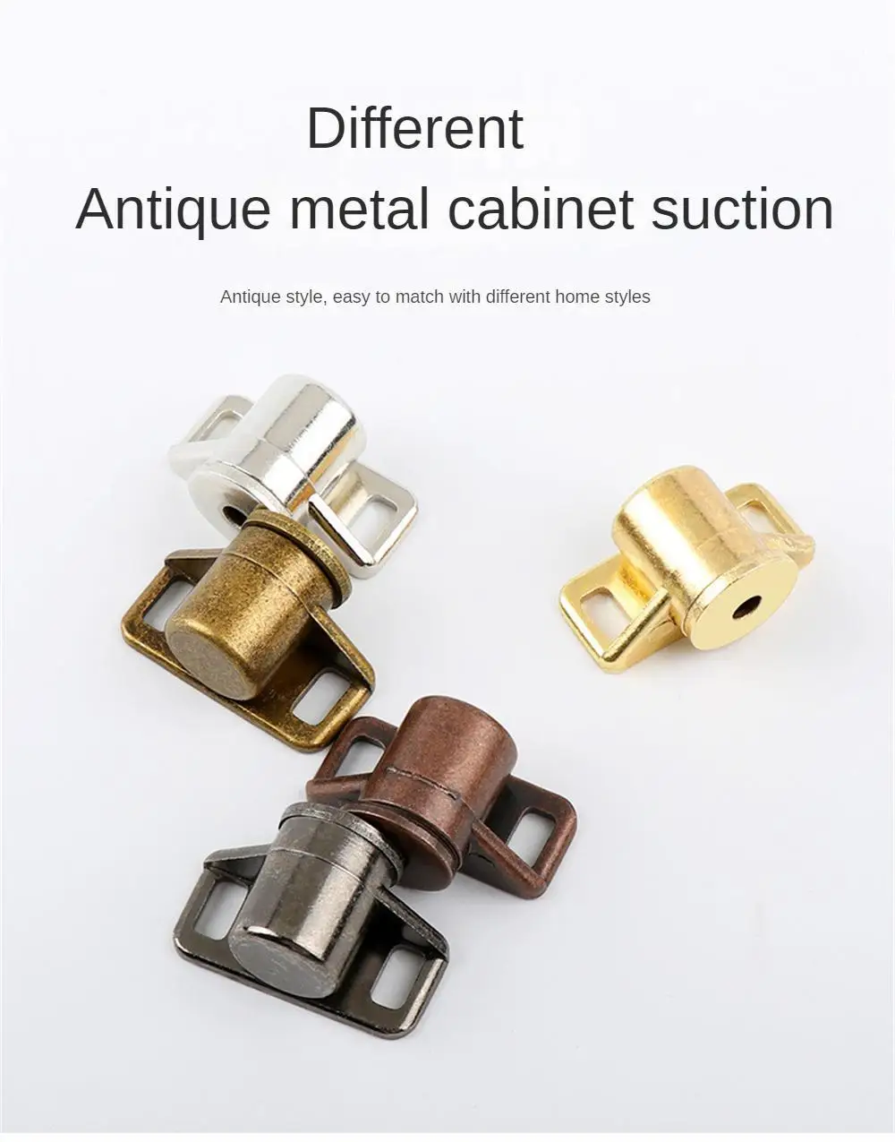 Description Picture 2 of item4pcs kitchen Magnet Pantry Cabinet Door Catch Magnetic Furniture Door Stopper Closer Strong Powerful Neodymium Magnets