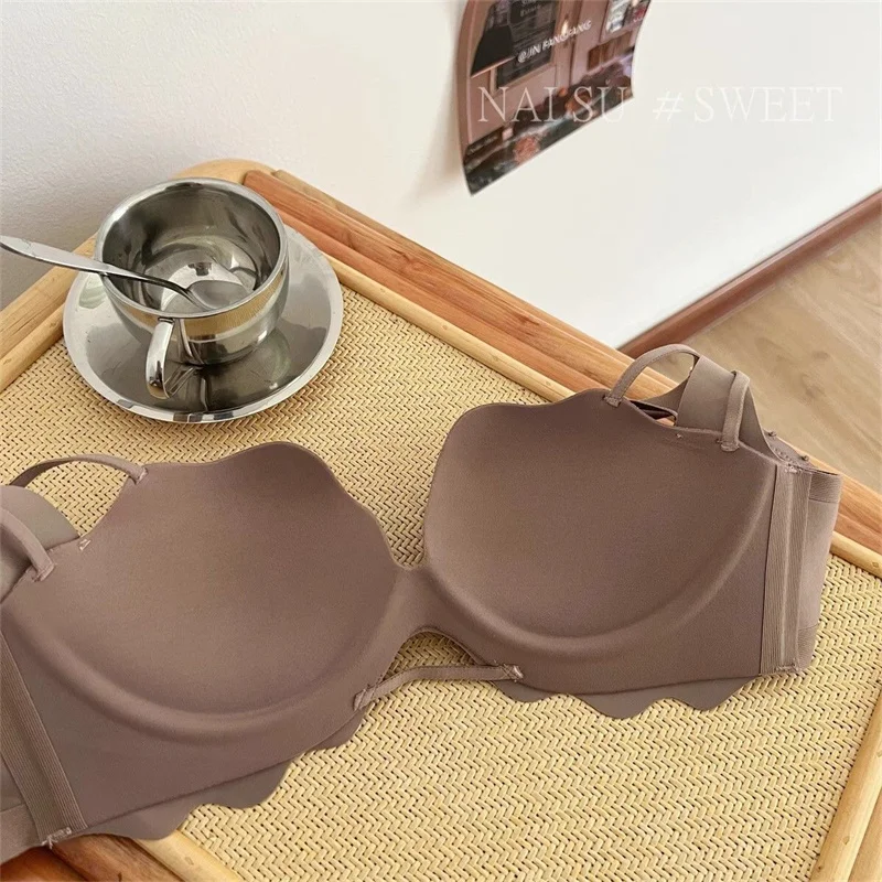Korean Style Sexy Lingery Set Push Up Bras and Panty Set for Women Seamless Bra Brassiere Lenceria Free Wire Bralette Mujer