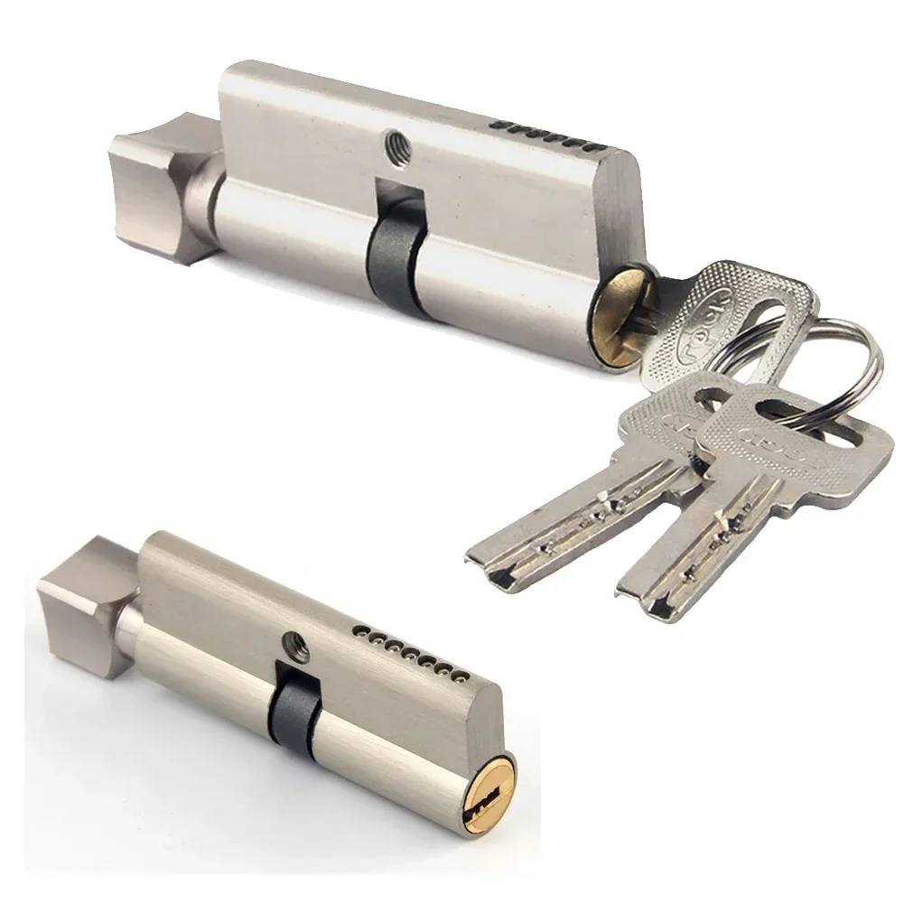 door lock cylinder Door Lock Cylinder Indoor Wooden Door Locks Cylinder Entrance-Cylinder Lock 3 Keys Universal-Cylinder NEW