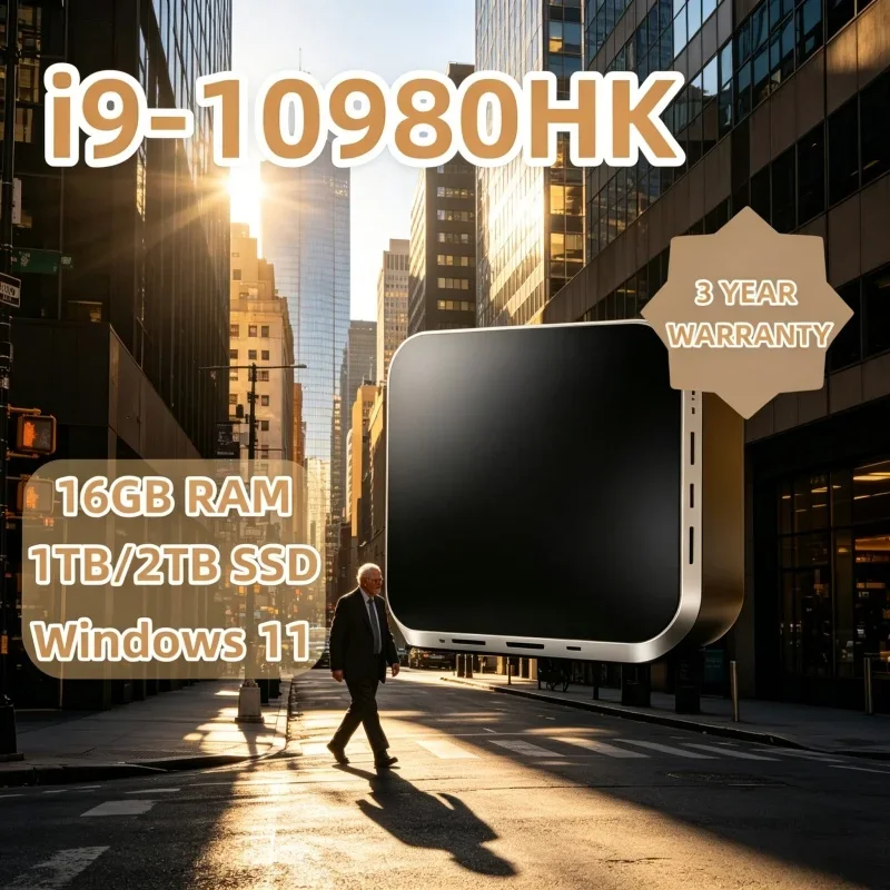 최고의 2026년형 i9-10980HK 미니 게이밍 노트북 윈도우11 프로 SSD 16GB 램 4K 디스플레이 WiFi6 BT5.2 홈 오피스용