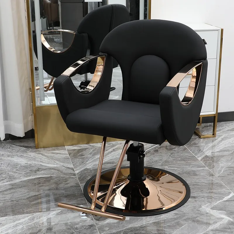 Makeup Swivel Barber Chair Hair Salon Recliner Styling Men Luxury Adjustable Chair Barbershop Silla De Barbero Beauty Furniture