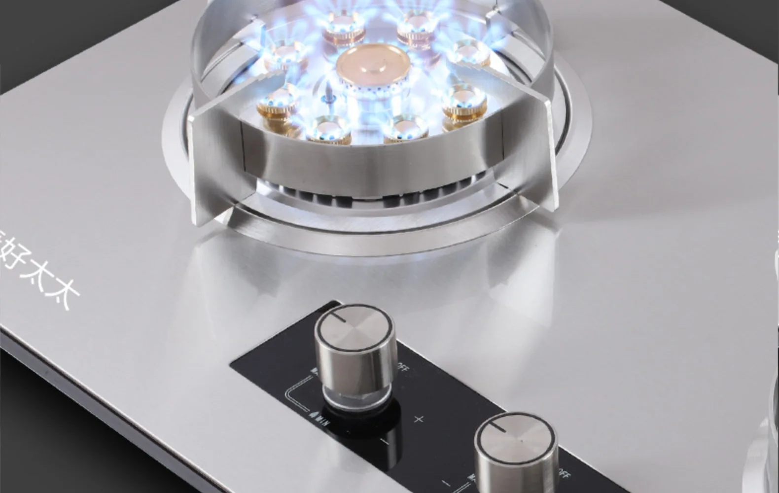 Description Picture 6 of itemGas Stove Dual Stove Household Fixed Time Stove Flameout Protection Fierce Fire Stove Kitchen Stainless Steel Natural Gas Stove
