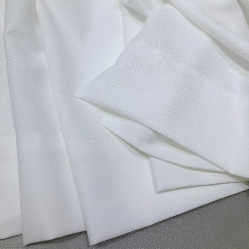 Asazal White Tulle High Quality Thick Yarn Luxury Chiffon Window Curtains For Bedroom Villa Opaque Drapes Living Room Decoration 5