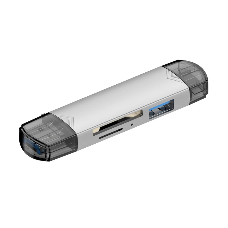 공장 전용 금형 USB3.0 다기능 카드 리더기 타입-C 안드로이드 휴대폰 컴퓨터 OTG 카메라 SD/TF/U 디스크